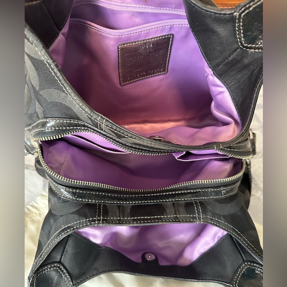 Coach Black Monogram Purse - Picture 5 of 10